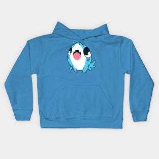 Cyan Baby Shark Kids Hoodie